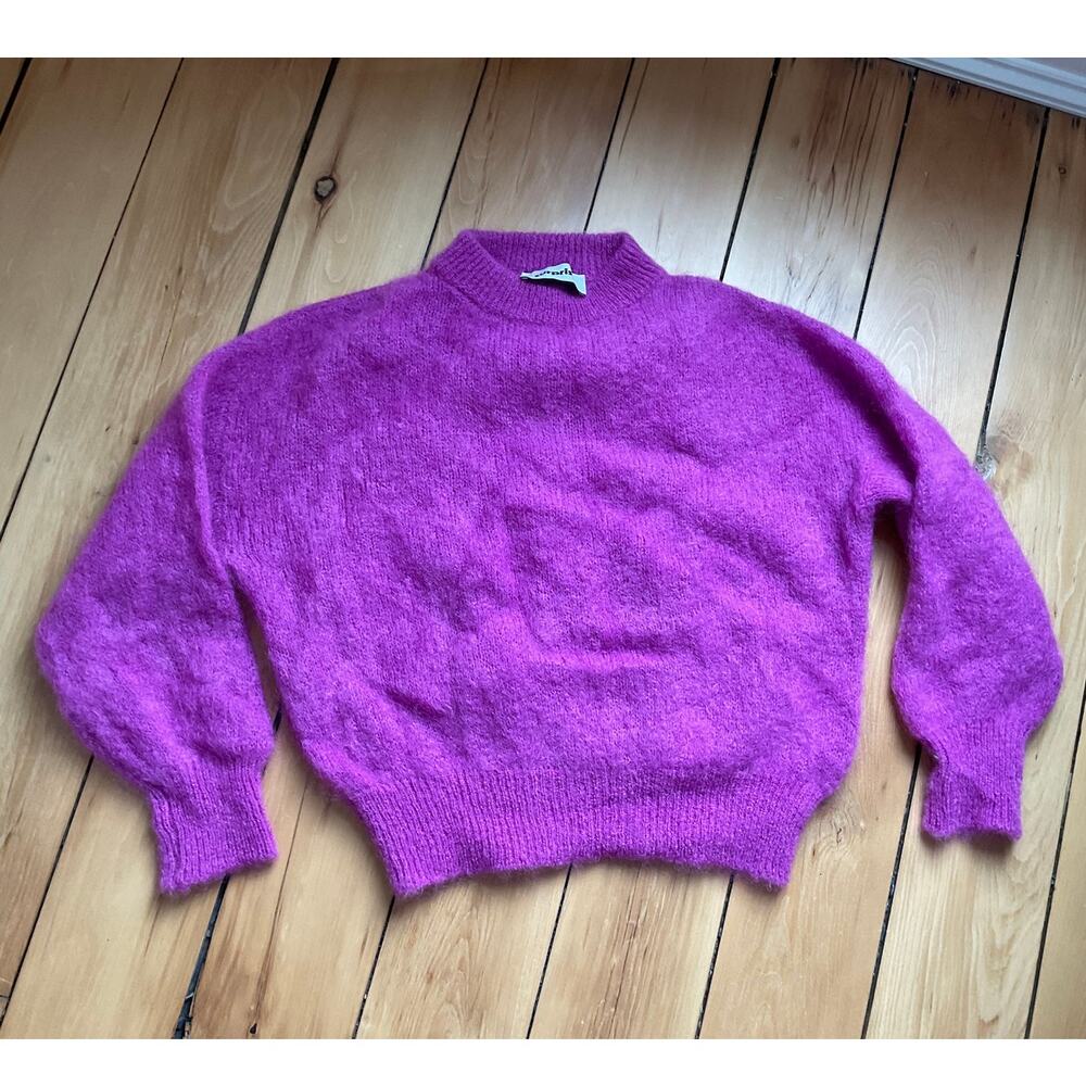 surprise jane mohair sweater size 3 medium fushia